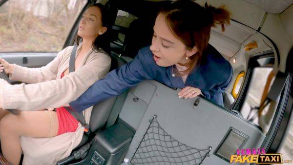 Minni Joy and Zuzu Sweet fucking passionately in the car - xtits.com - Australia - Czech Republic on poweredporn.com