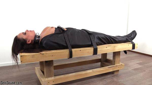 Lori Strapped In A Body Bag - upornia.com on poweredporn.com