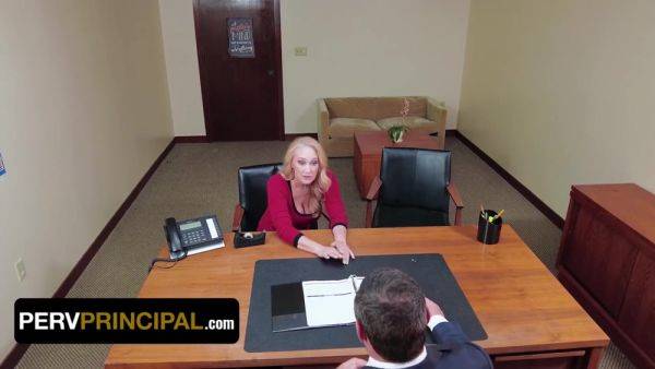 Step Mom Gets A Call From Principal Miles And Things Are Not Looking So Good At The School - hotmovs.com on poweredporn.com