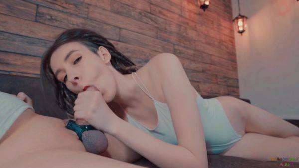 Juicy Friend! Rough Sex! Tall Girl! Huge Ass And Slobbery Blowjob! Cum In My Mouth! Tall Cowgirl - hclips.com on poweredporn.com