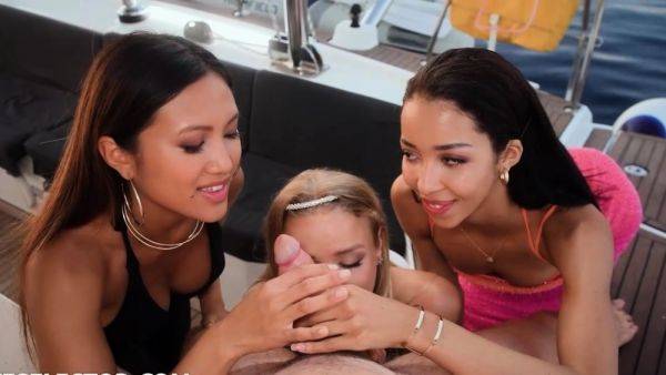 Lifeselector - Horny bachelorette party babes at sea - drtuber.com on poweredporn.com