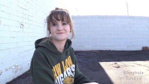 GloryholeSwallow - Roxanne's 1st Visit - hotmovs.com on poweredporn.com