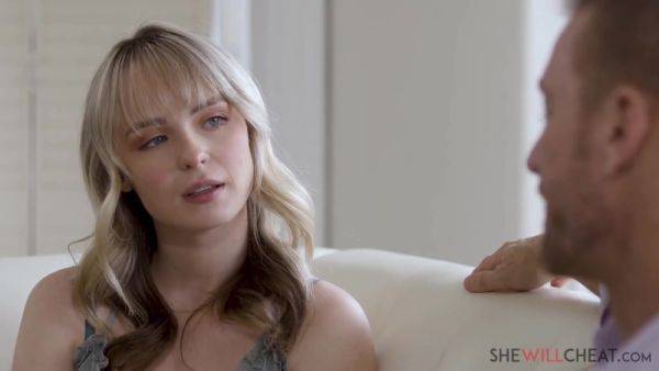 Hot Blonde Wife Gets Fucked By Her Marriage Counselor - videomanysex.com on poweredporn.com