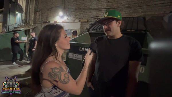 Thalia Rhea UNSCRIPTED and UNHINGED Adult Street Interviews - hotmovs.com on poweredporn.com