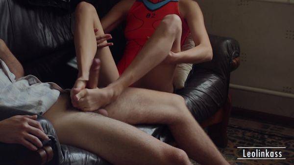 Asuka Beat Off The Bals And Allowed To Cum On Her Belly - hclips.com on poweredporn.com