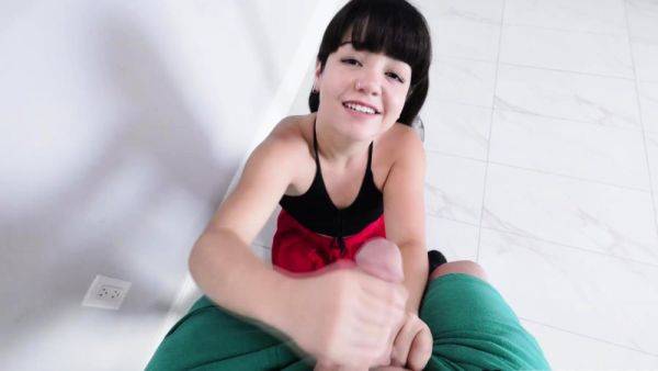 Mochi Mona takes her stepbrothers deal so she can have money - drtuber.com on poweredporn.com