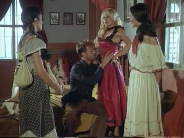 Big Dick Stud The Outlaw Fucks Two Brunettes In Wild West - upornia.com on poweredporn.com