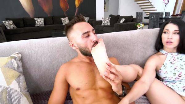 Alex Coal - Sweet Black Hair Babe - videomanysex.com on poweredporn.com