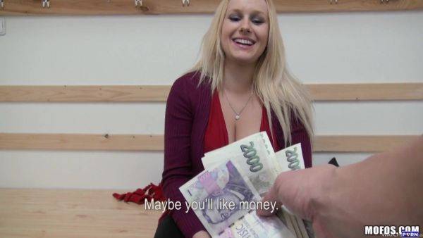 Busty Blonde Angel Wicky - Casual Sex With A Hot Czech Slut - Public sex for money - xhand.com - Czech Republic on poweredporn.com