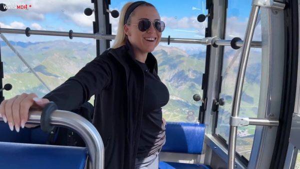 Blonde Daynia The Hiking Whore - Hd porn 1080p with cum on face - xhand.com on poweredporn.com