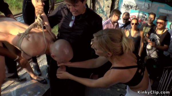 Berlin Subs Group Fucking Screwed In Abandoned Building - Katie Morgan - hclips.com - Germany on poweredporn.com