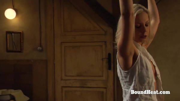 Lesbian Slave Takes Big Strapon Hardcore From Behind - hotmovs.com on poweredporn.com