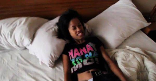 Delectable chick bounces on fat packing monster - drtuber.com - Thailand on poweredporn.com