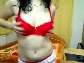 Amateur busty brunette masturbates and does hand job - drtuber.com on poweredporn.com