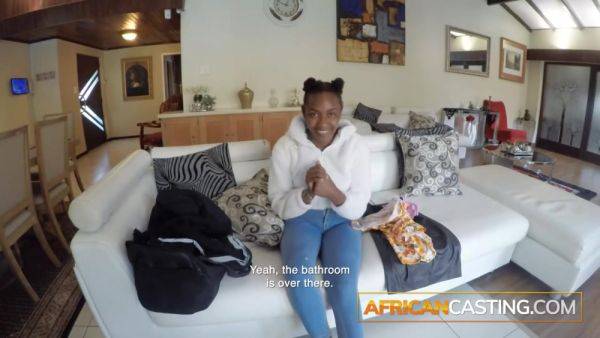 Hot Black Baddie Fun With First BWC In Interracial Casting - hotmovs.com on poweredporn.com