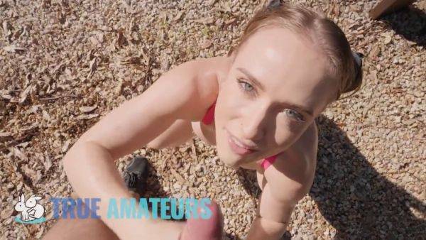 Scarlet Chase goes wild in her ass while her man watches - POV anal action! - sexu.com on poweredporn.com