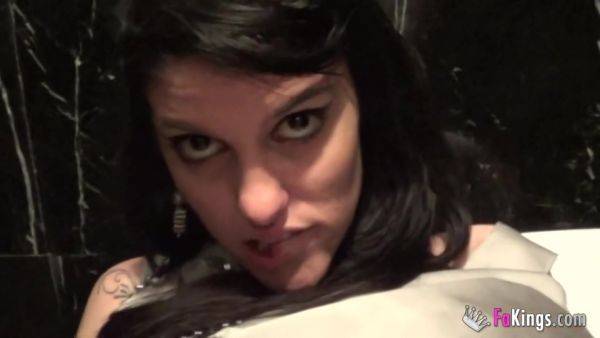 Getting Into Goya Awards To Bang In Bathroom! - Ana Marco - hclips.com on poweredporn.com