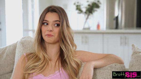 Molly Little Dares Stepbro to Take Her Panties Off and Bang Her Hard in POV - sexu.com on poweredporn.com