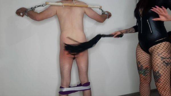 Bdsm Bare Ass Spanking. Dominatrix Nika Painfully Educates Her Slave - hclips.com on poweredporn.com