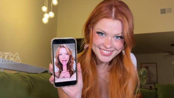 Redhead hottie turns on her BF and pleases his dick - anysex.com on poweredporn.com