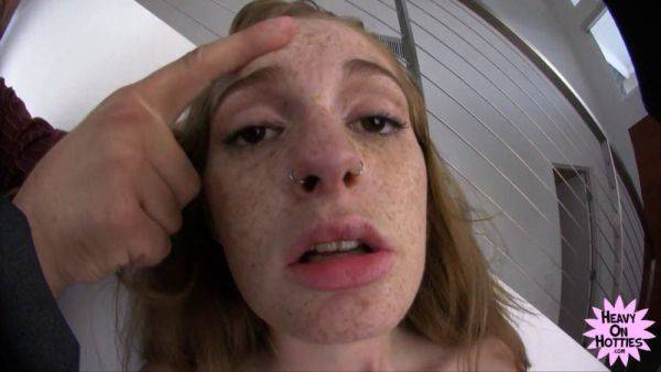 Freckled Freak Faye Reagan gets tied up and spit-roasted in hardcore bondage - sexu.com on poweredporn.com