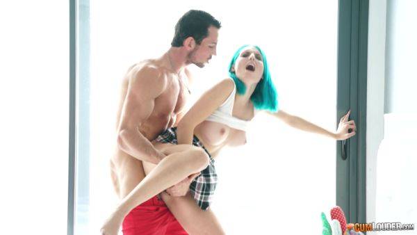 Slender babe loudly fucked in serious rounds of hardcore while she shakes those tits in crazy mode - xbabe.com on poweredporn.com