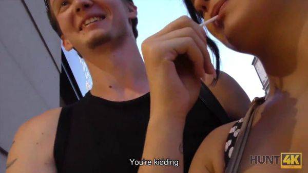 Erica Black trades her body for cash in a wild cuckold hunt - sexu.com on poweredporn.com