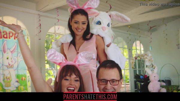 Avi Love gets naughty and fucks her stepuncle in Easter Bunny costume - sexu.com on poweredporn.com