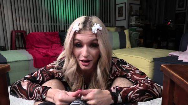 HJ inked babe jerks oiled POV dong - drtuber.com on poweredporn.com