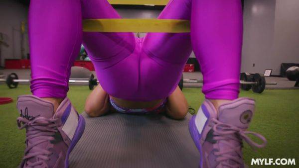 Taking Care of the Trainer - MYLF - hotmovs.com on poweredporn.com