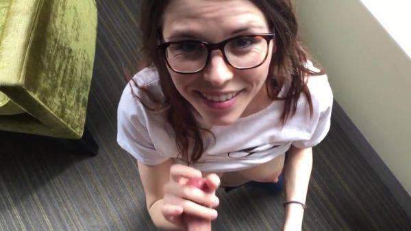 Stuffing My Mouth With Boyfriends Cock - hclips.com on poweredporn.com