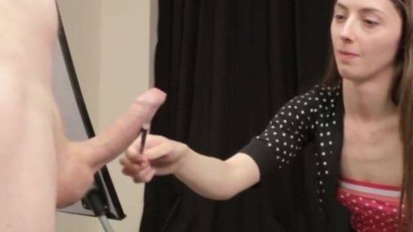 The Penis Painter - hclips.com on poweredporn.com