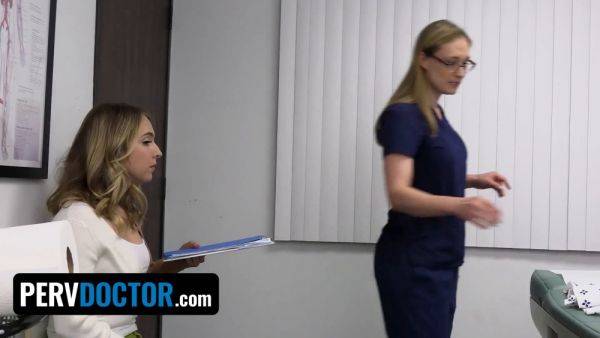 Big natural tits patient Sonny Mackinley gets fngered in the doctor's office - Perv Doctor's POV - sexu.com on poweredporn.com