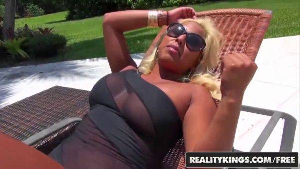 Desiree Lopez & Peter Green's 8th Street Latinas Lingerie Licking Session - sexu.com on poweredporn.com