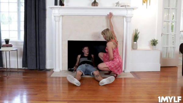 Horny Milf Watching The Stud Jerks Off While She Pleasu - hotmovs.com on poweredporn.com