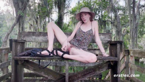 Zoe Gets Off On A Park Bench - Zoe Park - upornia.com on poweredporn.com