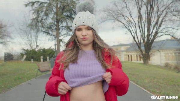 Irina Cage gets fucked from behind after giving head - xhand.com on poweredporn.com