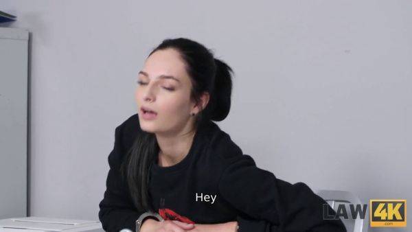 Watch skinny teen leanne lace get punished by cops in doggy style after being caught stealing a BMW - sexu.com on poweredporn.com