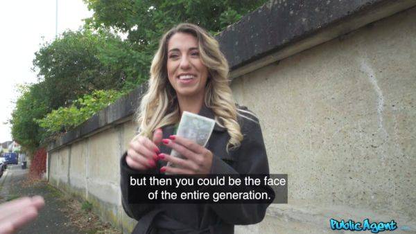 Czech beauty receives good cash to tear her pussy apart in sex - xbabe.com on poweredporn.com