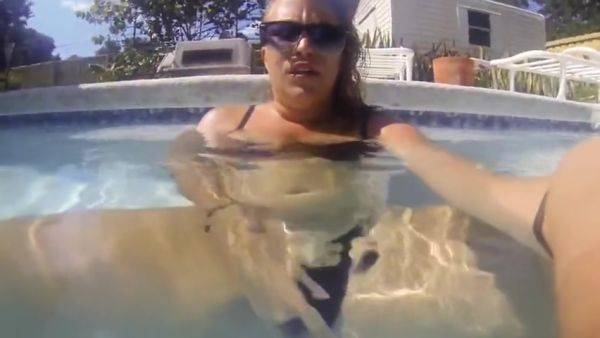 Mischa Pool Play - hclips.com on poweredporn.com