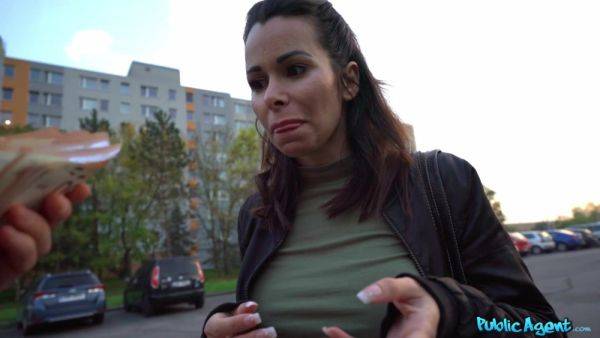 Jessy Jey sucks and rides Erik’s cock for some cash - xhand.com on poweredporn.com