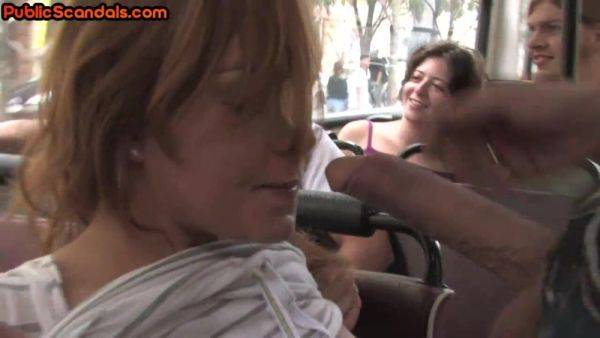 Public bitch drilled in bus b4 she gets fucked outdoor - txxx.com on poweredporn.com