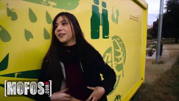 Anya Kray gets her tight ass drilled in public while getting a facial in the morning - sexu.com on poweredporn.com