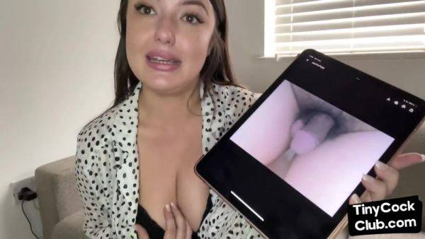 SPH solo femdom babe in dress n heels humiliates small dicks - hotmovs.com on poweredporn.com