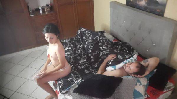 Stepfather Catches His Stepdaughter Masturbating And Fucks Her - hclips.com on poweredporn.com