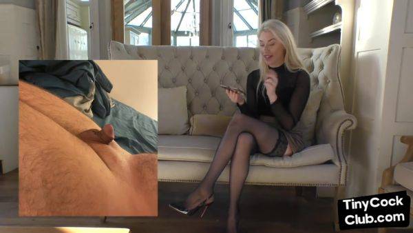 SPH solo British babe humiliates small cocks with dirty talk - hotmovs.com on poweredporn.com