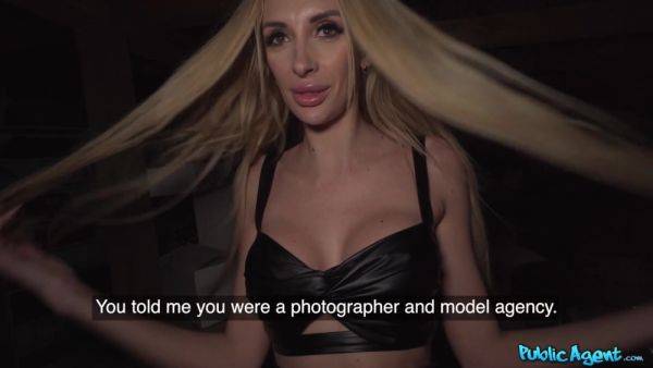 Anita Blanche takes big dick deep in her shaved pussy - xhand.com on poweredporn.com