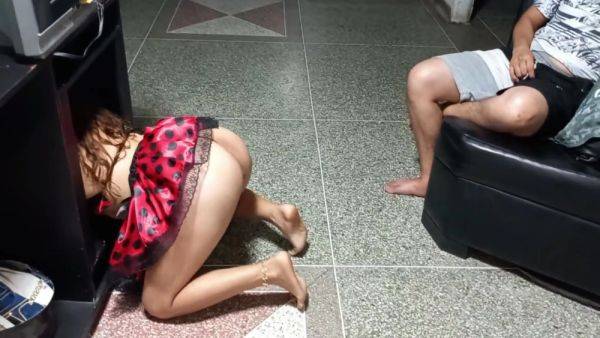 My Employer Grabs My Pink Pussy When His Wife Is Away And Makes Me Eat Her Cum - hclips.com on poweredporn.com