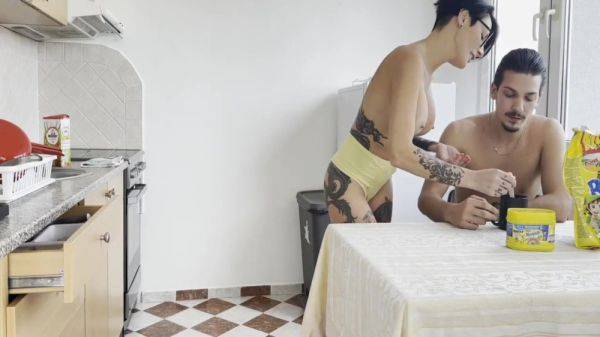 I Went To Serve My Stepson Breakfast, But Ended Up Letting Him Fuck Me 7 Min - hclips.com on poweredporn.com