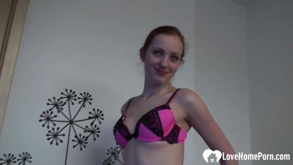 Naughty Babe Strips Her Clothes And Masturbates - hclips.com on poweredporn.com